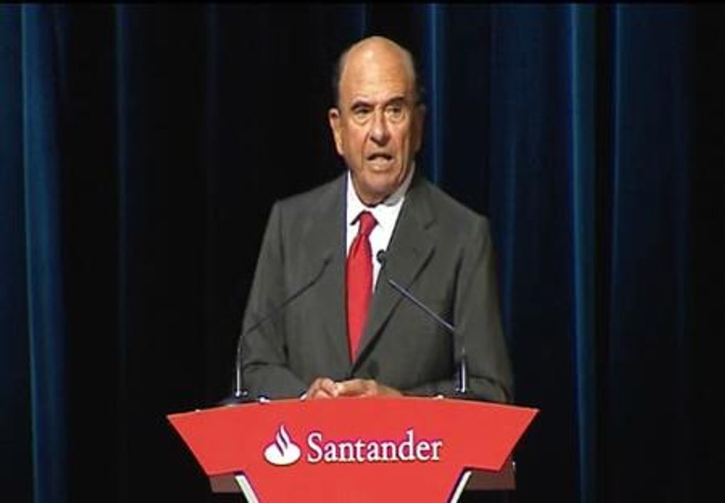 Botín asegura que no tiene sentido una recapitalización de la banca