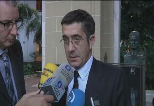 Patxi López contesta a Eguiguren: Nos hemos achicharrado siempre por la paz