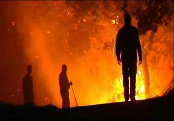 Download Video: La ola de incendios en Ourense ya ha arrasado más de 3.000 hectáreas