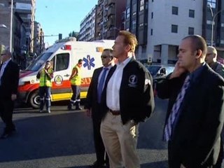 Schwarzenegger visita la Carrera Popular de Tetuán