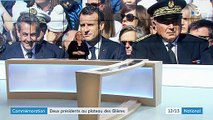 Commémoration : Emmanuel Macron et Nicolas Sarkozy côte à côte au plateau des Glières