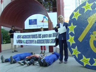 Los agricultores descontentos con la nueva PAC