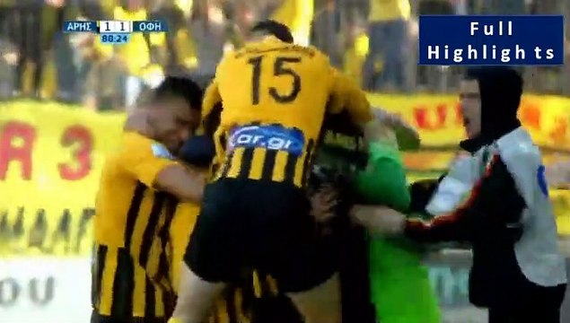 2-1 Javier Matilla AMAZING Goal - Aris 2-1 OFI 31.03.2019