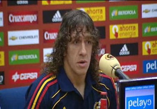 Puyol: Llegar a los cien partidos es un objetivo