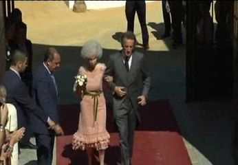 La Duquesa  de Alba y Alfonso Díez se dan el &#039;sí quiero&#039;
