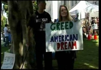 Los &#039;indignados&#039; de Wall Street se extienden por todo el país