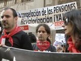 Los pensionistas protestan contra los recortes