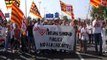 Cientos de personas protestan contra los recortes en Sanidad en Barcelona