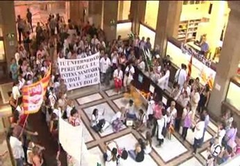 Asalto a la Consejería de Salud