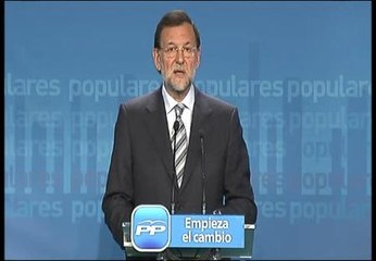 Mariano Rajoy: "No hay tarea más ilusionante que sacar a España de la crisis"
