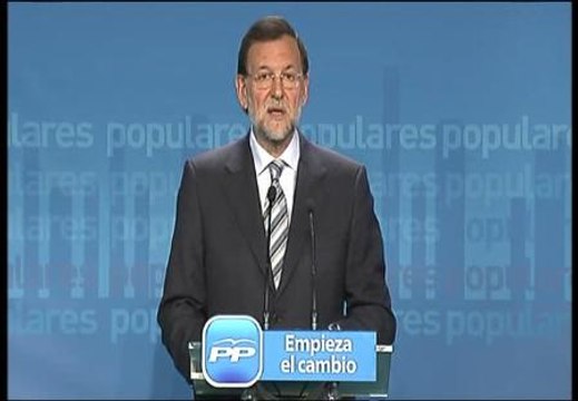 Mariano Rajoy: No hay tarea más ilusionante que sacar a España de la crisis