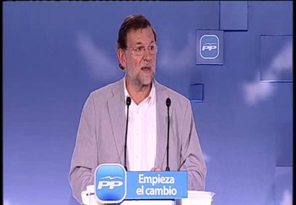 Rajoy promete una Ley de Transparencia para las administraciones públicas