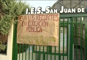 La huelga de profesores afecta más en los centros de la periferia