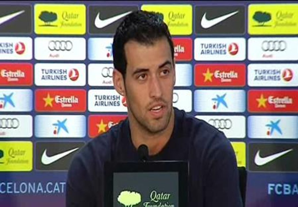 Busquets: "Hay que aprender de los errores"