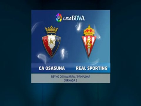 OSASUNA 2 - SPORTING 1
