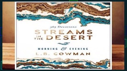 [Read] Streams in the Desert Morning and Evening  For Online