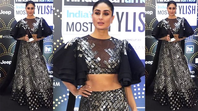 Kareena Kapoor Khan Looks beautiful in black lehenga at HT Style Awards 2019; Watch Video | Boldsky