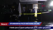 Diyarbakır’da polis noktasına bombalı saldırı