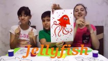 Guka and Sisters Learn Colors and names of Sea Animals. Educational video for kids children Toddler