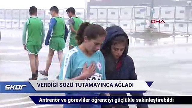 Verdiği sözü tutamayınca hüngür hüngür ağladı