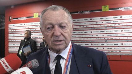 30e j. - Aulas : "Gagner à Rennes, c'est un exploit !"