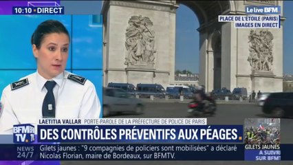 Gilets jaunes: imposant dispositif policier pour la journée de samedi