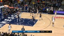Livingston throws down a nasty one-handed dunk over Bayless