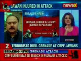 Pulwama Grenade Attack: CRPF jawan injured, search operation underway, Jammu and Kashmir