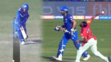 IPL 2019 MIvsKXIP: Quinton de Kock departs after well made 60, Shami Strikes | वनइंडिया हिंदी