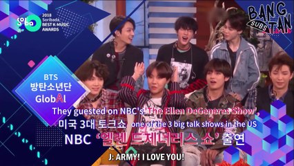 [ENG] 180830 Soribada Awards BTS' Intro cut