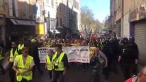 Marseille : les gilets jaunes et les autres manifestants veulent rejoindre le Vélodrome