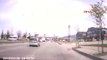 Bursa Başka Aracın Çarptığı Otomobil Durağa Daldı, Kaza Kameraya Yansıdı