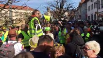 Acte XX des gilets jaunes : 500 personnes rassemblés place de la Révolution à Besançon