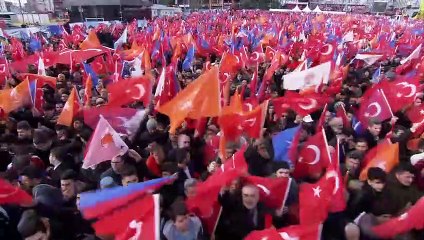 AK Parti Bağcılar Mitingi - Ulaştırma ve Altyapı Bakanı Turhan - İSTANBUL