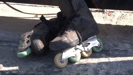 Antalya'da Otobüsünün Çarptığı Patenci Genç Sağ Ayak Bileğinden Yaralandı