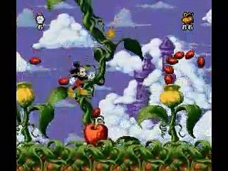 Mickey Mania SNES - Cartoon 5 (Mickey And The Beanstalk) (Dubbed With Genesis Music Version 2)