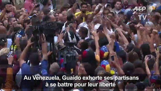 Venezuela: Guaido exhorte ses partisans à agir pour leur liberté
