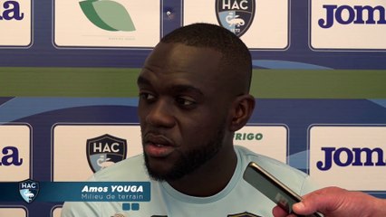 Avant Lens - HAC, Amos Youga : "Huit matchs pour changer la donne"