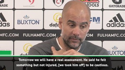 He felt something - Guardiola gives update on Aguero injury