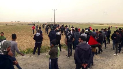 Milyonluk Toprak ve Dönüş Yürüyüşü" Gösterilerinde 10 Kişi Yaralandı