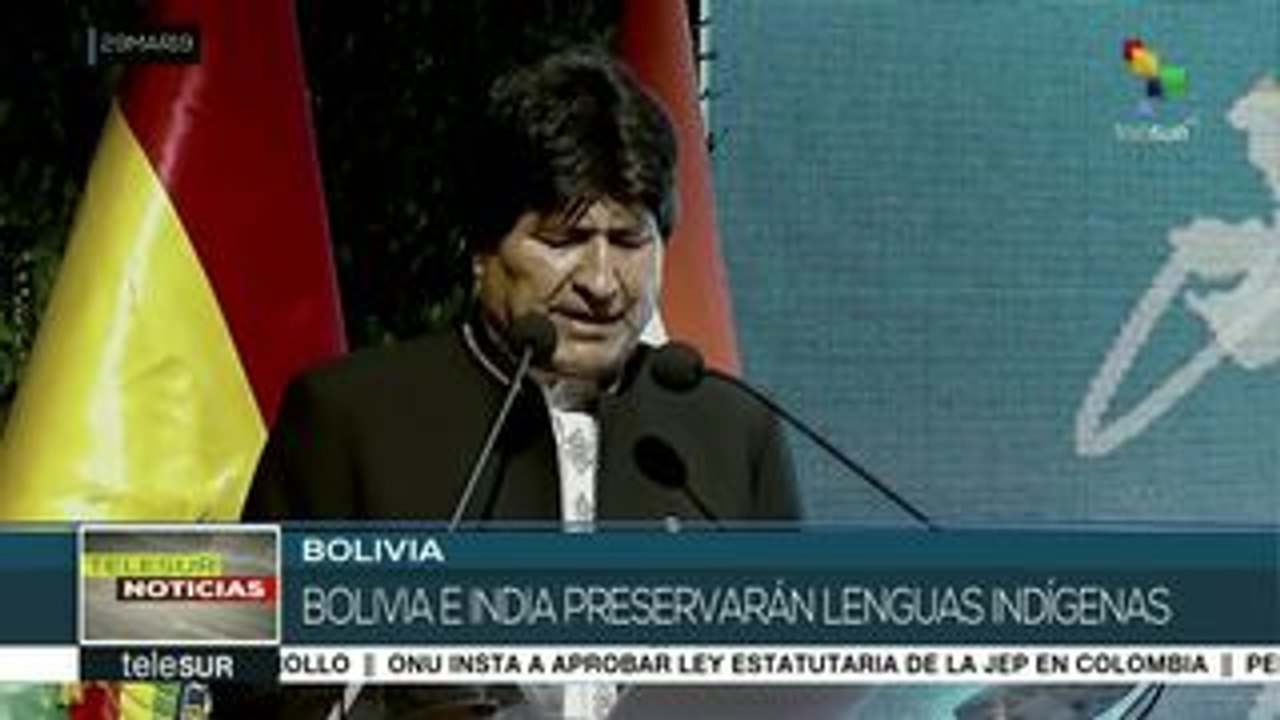Bolivia e India sellan alianza de cooperación y desarrollo bilateral