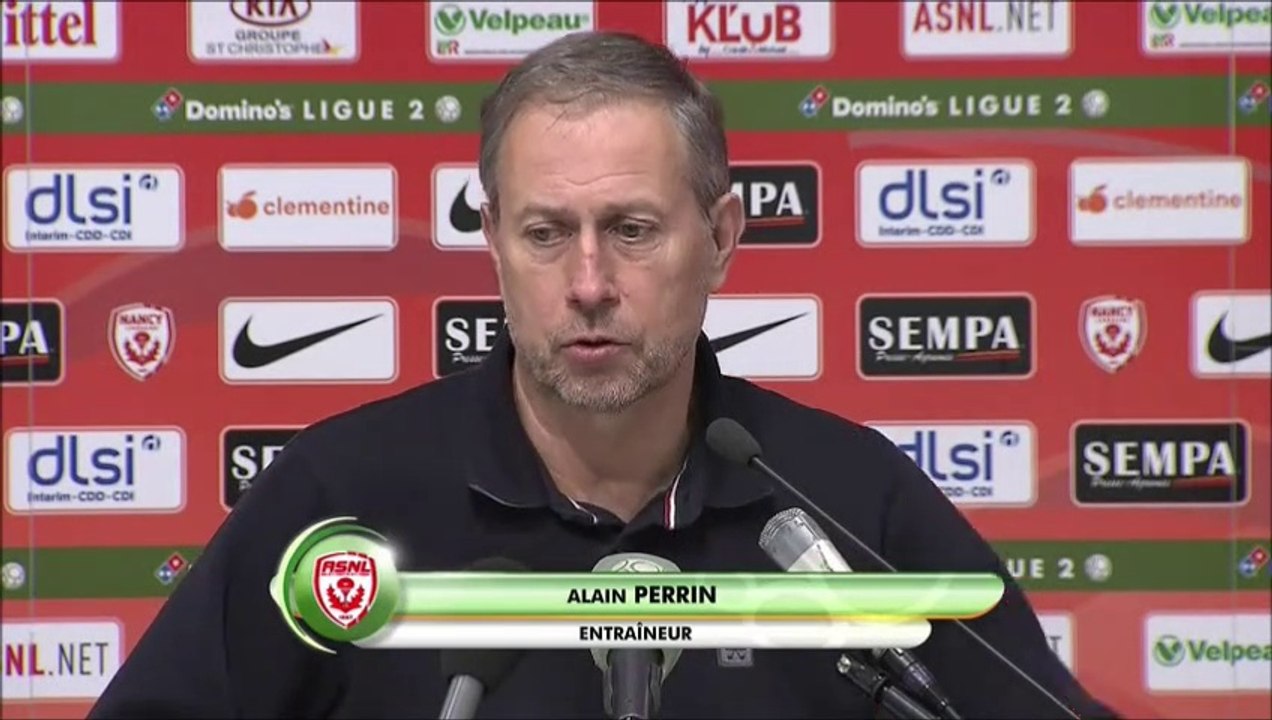 A. Perrin après Nancy-Valenciennes