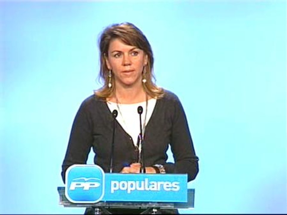 Cospedal destaca la unidad del PP en torno a las palabras de Rajoy