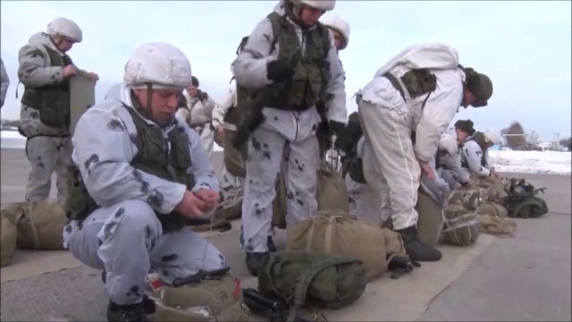 Landing Russian Personnel And Equipment At The Airborne Troops Exercise