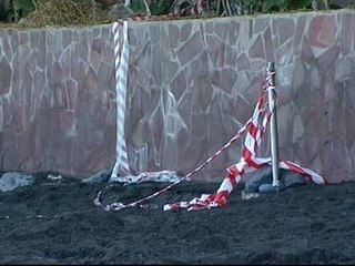 Un socorrista había avisado en la playa del peligro por desprendimiento