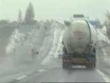 27 carreteras cortadas como consecuencia del temporal