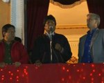 Evo Morales celebra su victoria