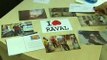 Vecinos del Raval elaboran postales de Navidad con imágenes de la degradación del barrio