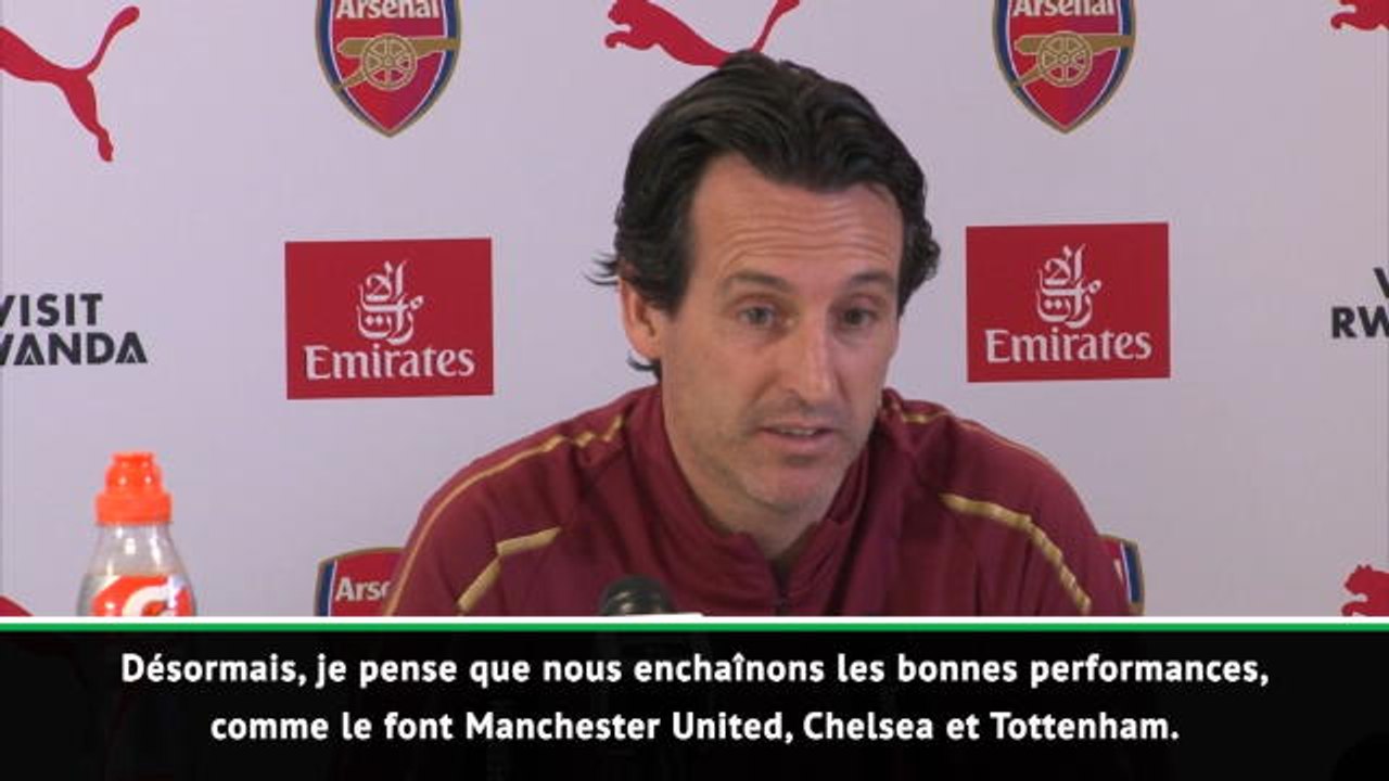 32e j. - Emery : "Chaque match sera important pour le top 4"