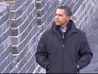 Obama visita la Gran Muralla China